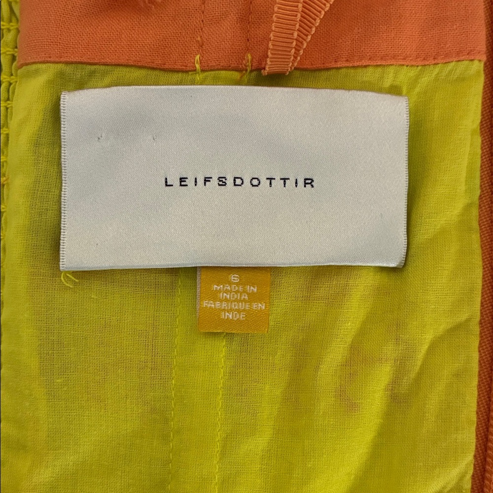 Anthropologie Leifsdottir Ribboned Quilotoa Bold Patchwork Dress Sz.6 - Picture 2 of 10
